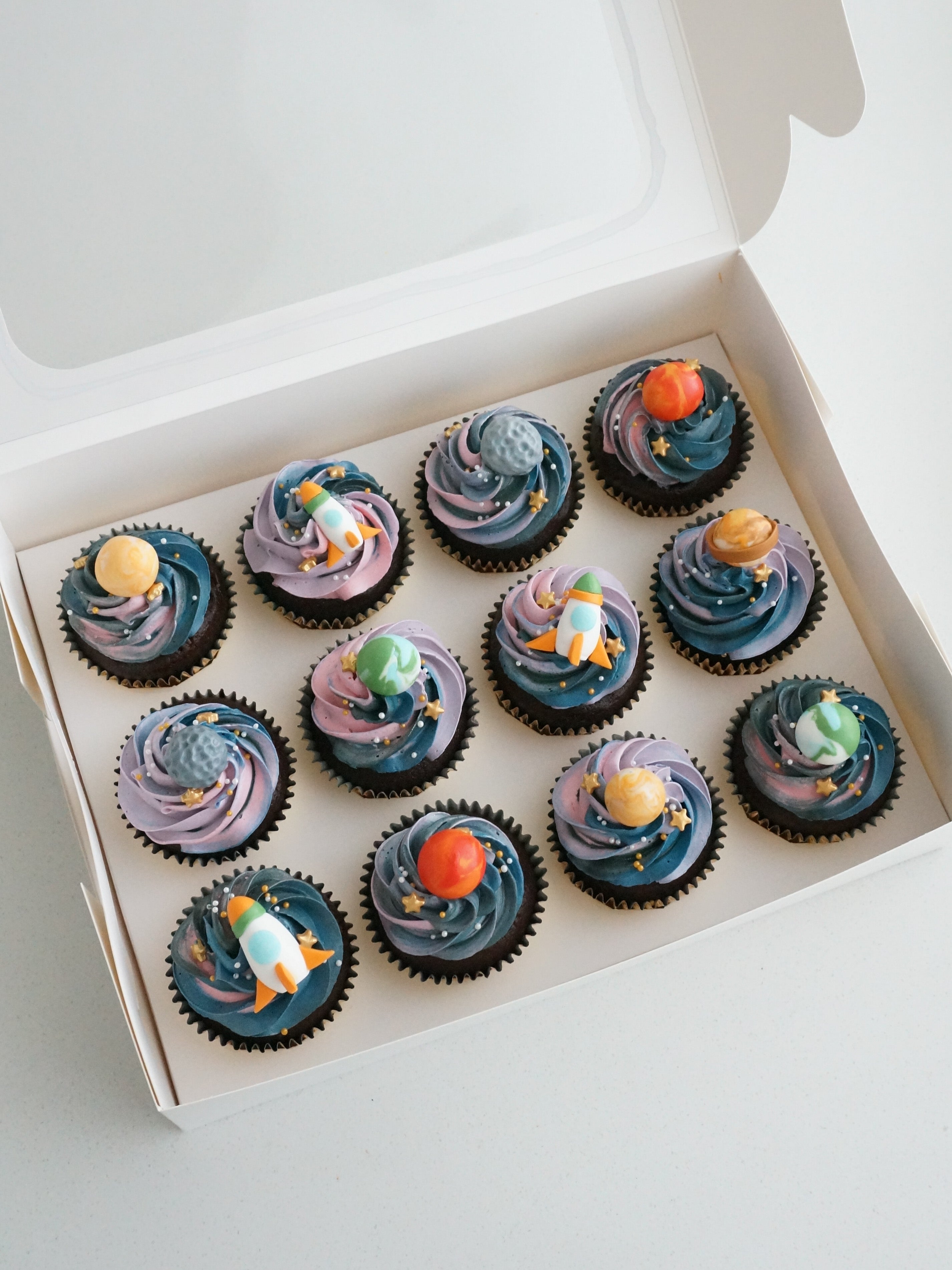 Galaxy Cupcakes
