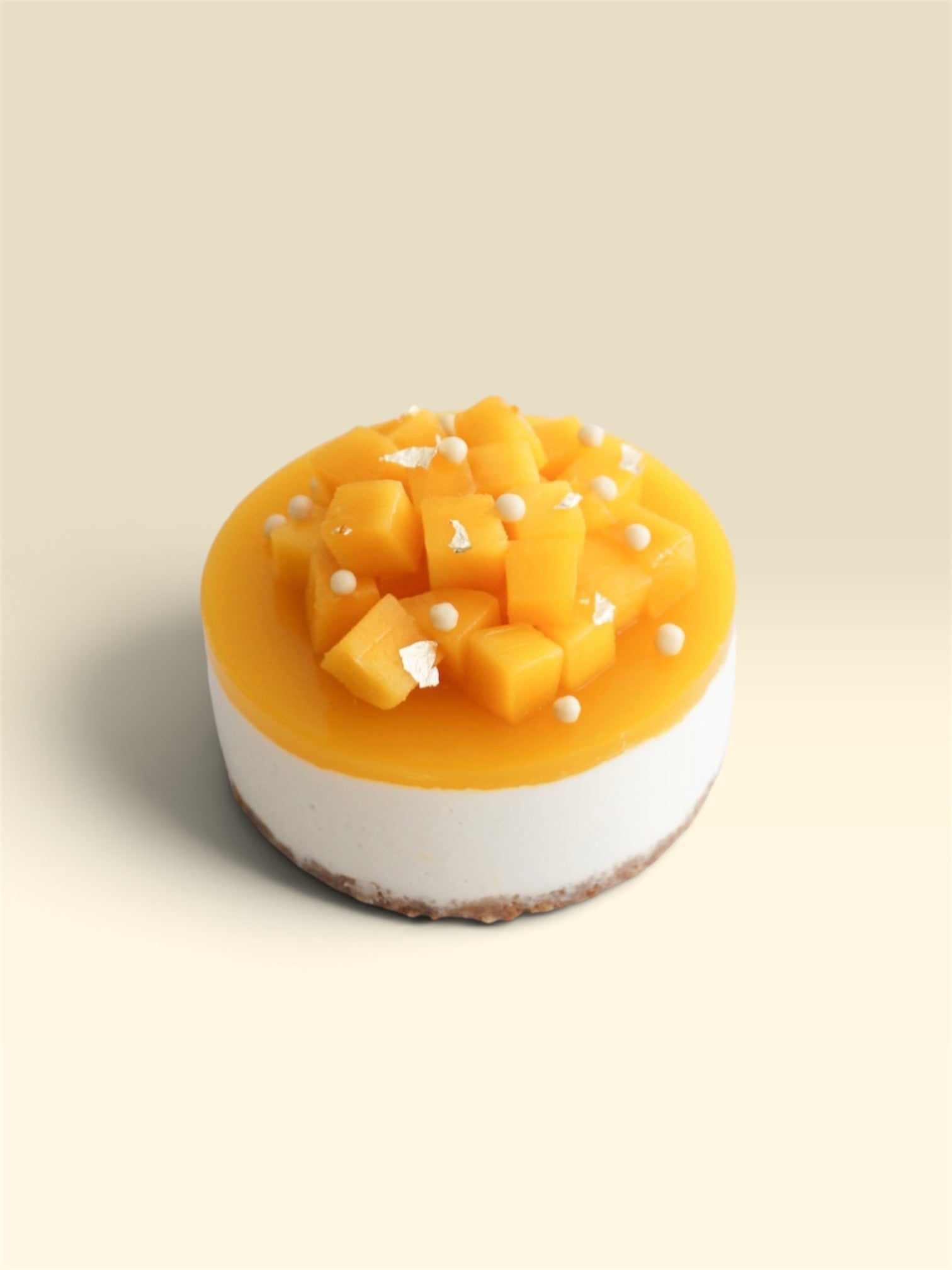 Mango Tofu Cheesecake